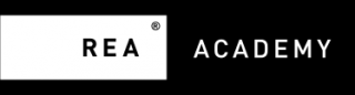 logo REA Academy - bianco